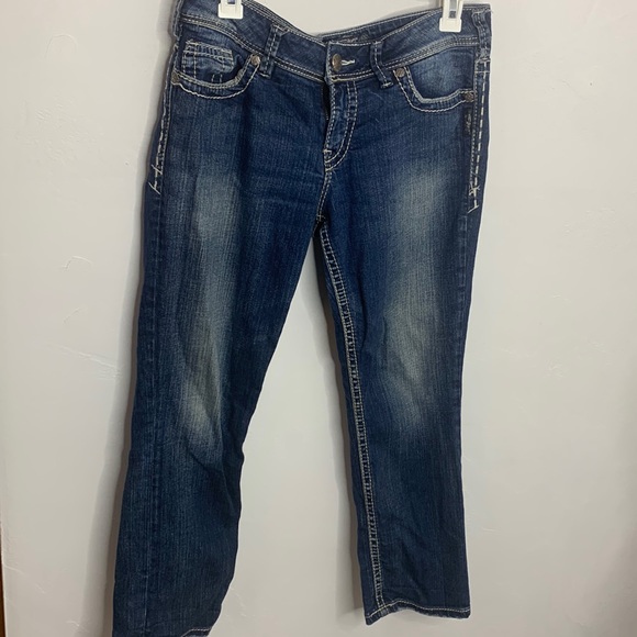Silver Jeans Denim - Silver Jeans Suki Capri Jeans Size 29